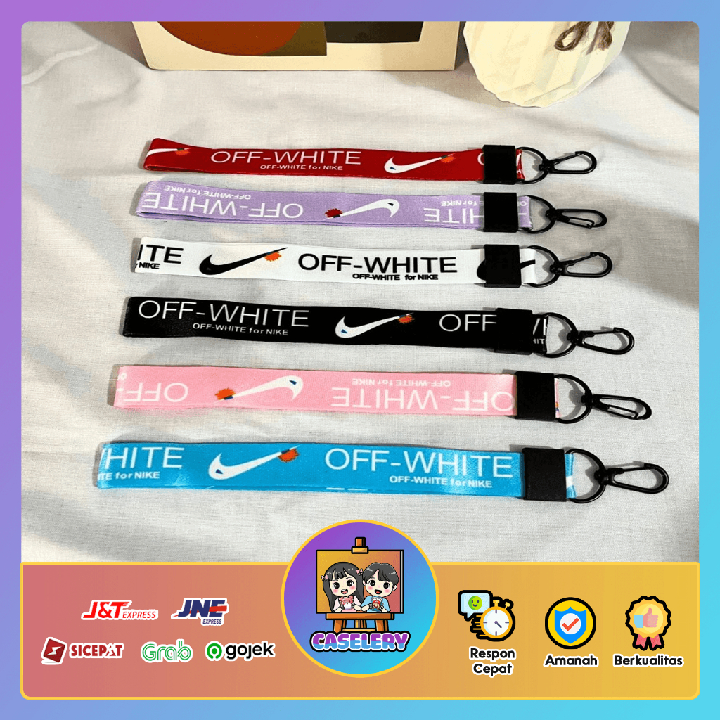 

Layard Tali Case / Layard ID Card / Tali Layard Off White NKE / Layard Gantungan HP