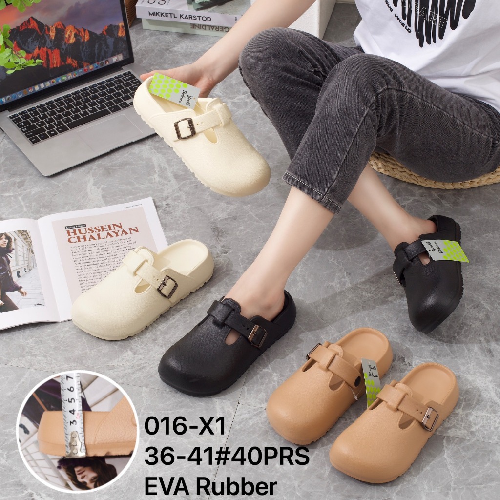 Sandal Slip On Sandal Selop Baim Karet  Sandal Selop Wanita Balance 016-X1