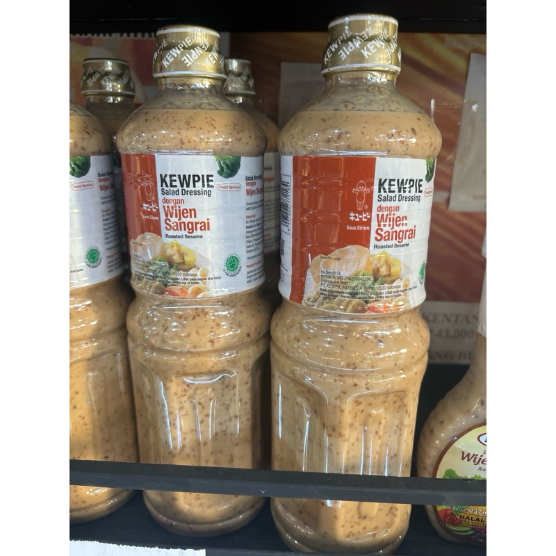 

Kewpie salad dressing wijen sangrai 1L 1KG / 200gr