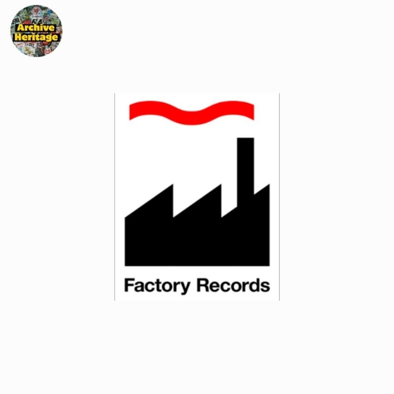 

sticker Factory records british independent records label stiker