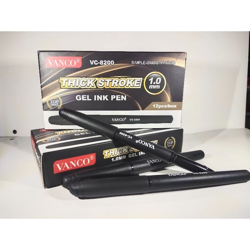 

pulpen/bulpoin gel thick stroke vc-8200