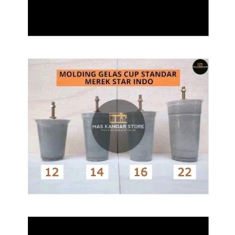 costum Molding gelas cup, gelas cup oval , gelas cup datar, gelas cup