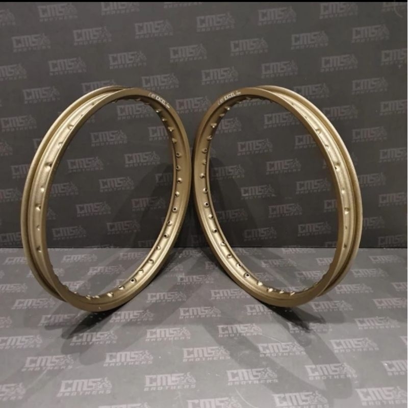 Velg Lingkar Aloy CRV Ukuran 17x140 18x160 Gold Exel 1 set