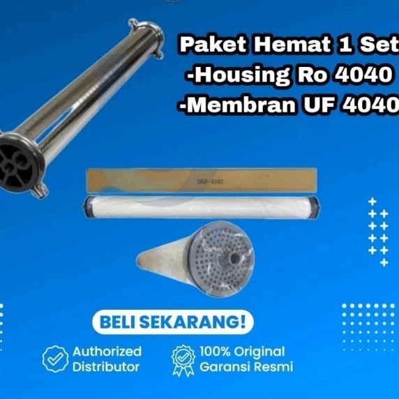 Uf 4040 plus Housing stainless 4040 Filter Air Minum UF 4040