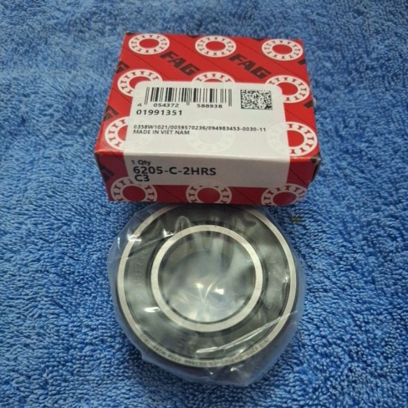 Bearing 6205 2RS FAG / 6205 2RS C3 FAG ORIGINAL