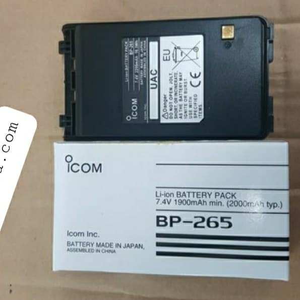 Baterai ICOM BP-265 BP265 IC-V80 IC V80 V-80 IC-U80 Lion HT BP 265 Baterai ICOM BP-265 BP265 IC-V80 