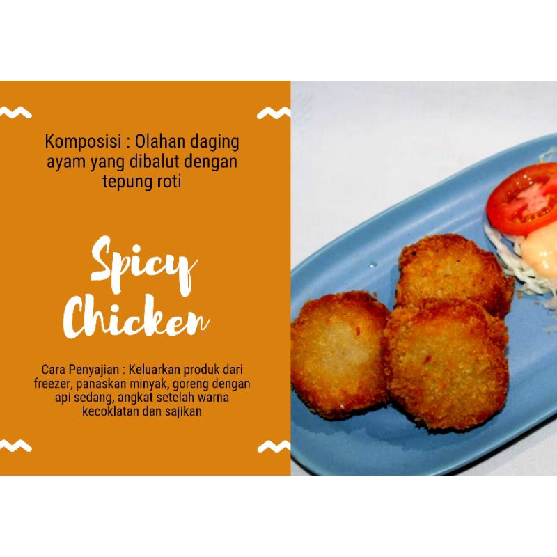 

Nugget ayam/spicy chicken/ frozen food