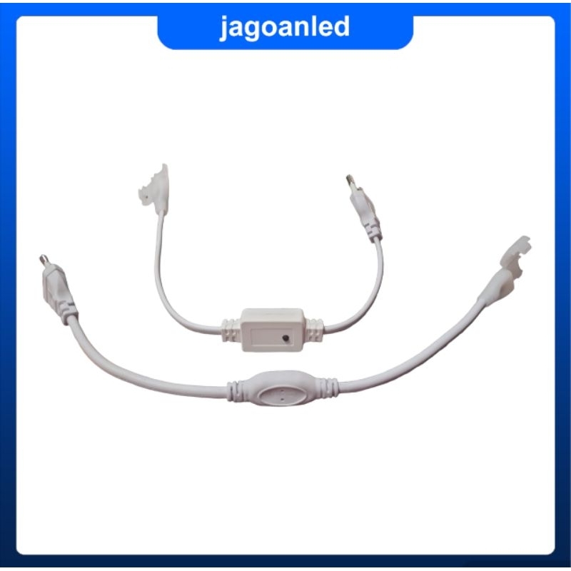 Socket Lampu Strip Model Jepit Adaptor Soket Led Strip Selang RGB AC 220V