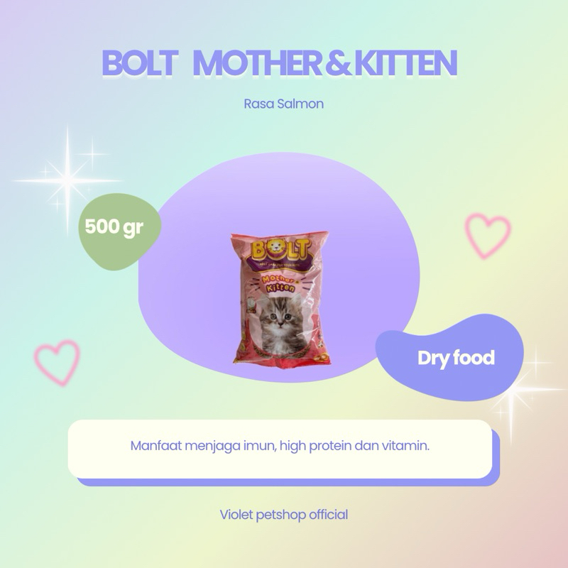 BOLT Mother and Kitten 500gr ( Dry food)