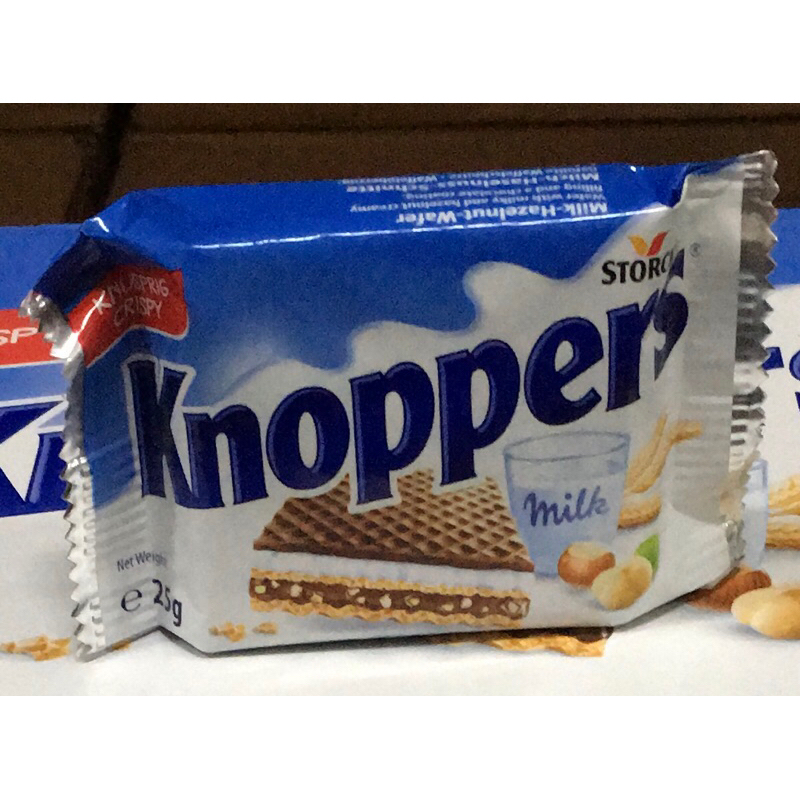 

Knoppers Wafer Coklat Snack Crunchy Renyah