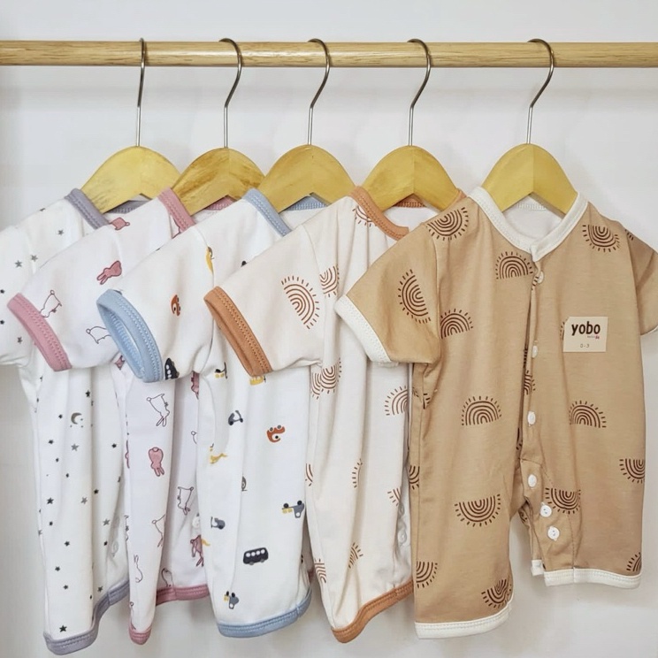 YOBO Baby Jumper Newborn Onesie  Baju Bayi Jumper Romper JUMPER SEGIEMPAT