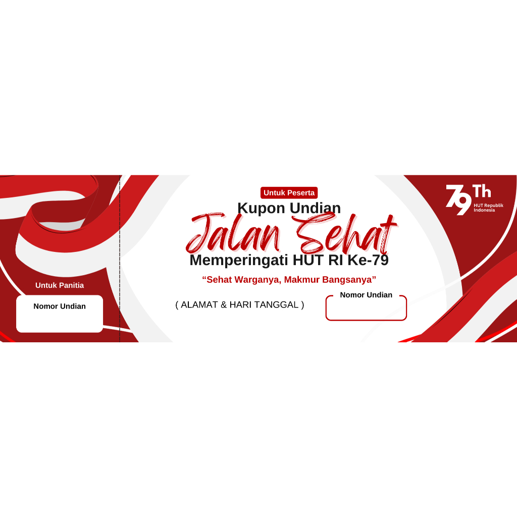 

KUPON UNDIAN, KUPON DOORPRIZE, KARCIS PARKIR