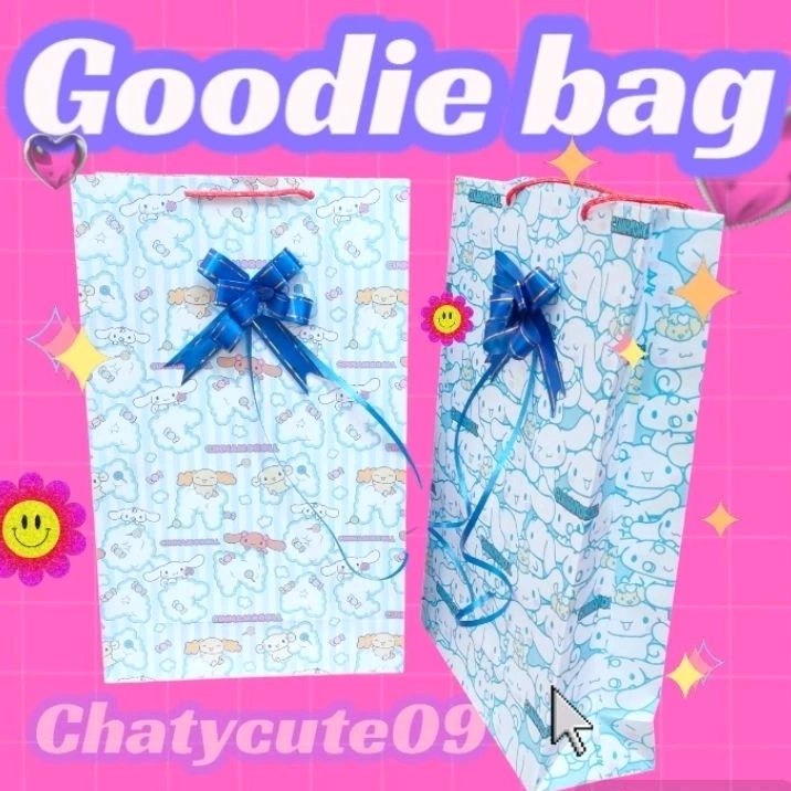 

Goodie Bag Hadiah 17 Agustus / Paper Bag / Kertas Kado Bonus Pita Tarik