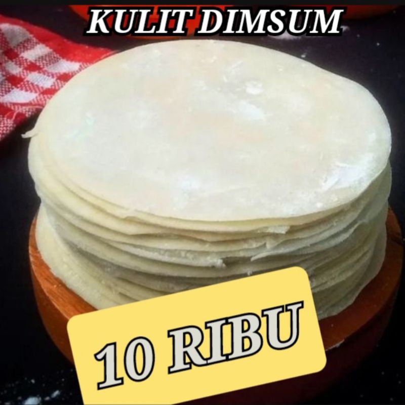 

Kulit dimsum isi 100 lembar diameter 7 cm