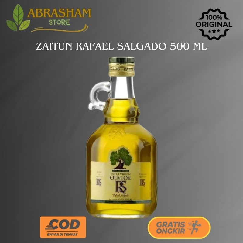 

Minyak Zaitun Rafael Salgado Zaitun 500 ML Olive Oil Extra Virgin RS Original Aman Untuk Diminum