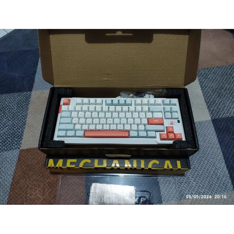 Feker IK85 Plus Keyboard Mechanical 75% Wireless 3 Mode Gasket Hotswap Type-C