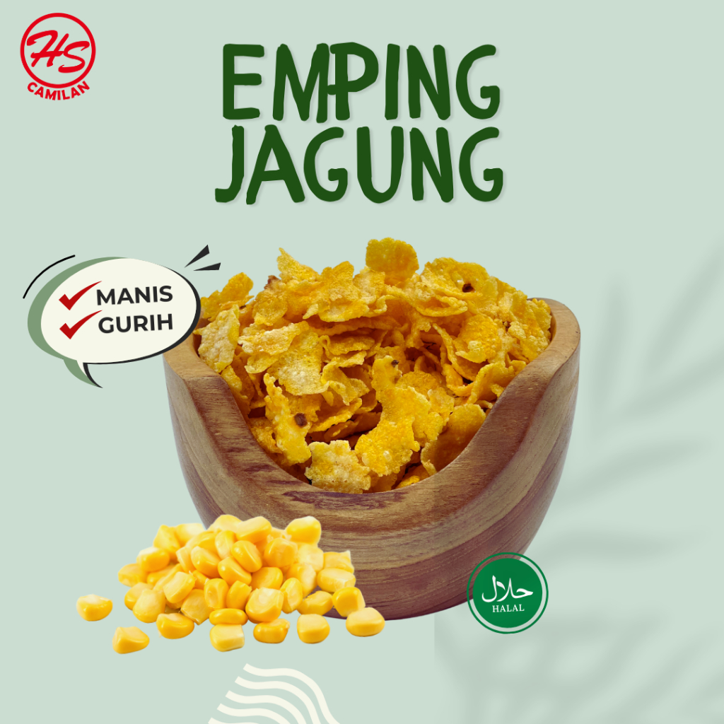 

EMPING JAGUNG/ EMPING ORIGINAL/ SNACK CAMILAN KILOAN MURAH 200 GRAM