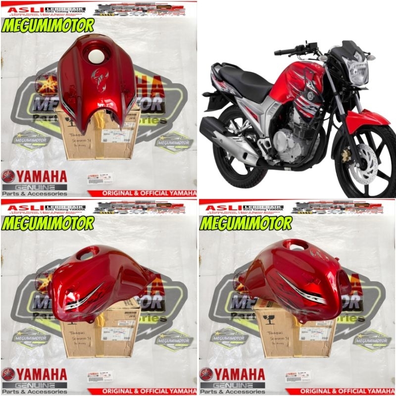 TANGKI BENSIN YAMAHA SCORPIO Z NEW MERAH ORIGINAL YAMAHA