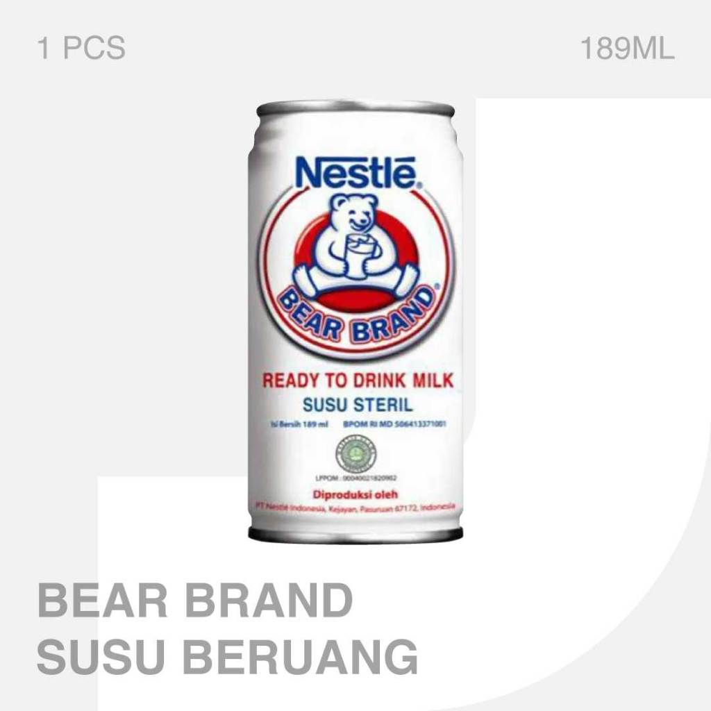 

Bear Brand Susu Beruang Susu Steril
