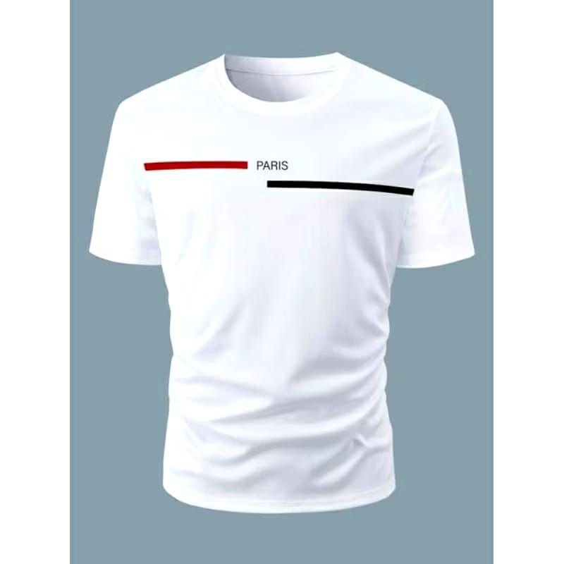 Baju T-shirt Kaos Paris Pria Lengan Pendek M L XL  // Kaos Distro Ori'ginal // Kaos Oblong cowok // 