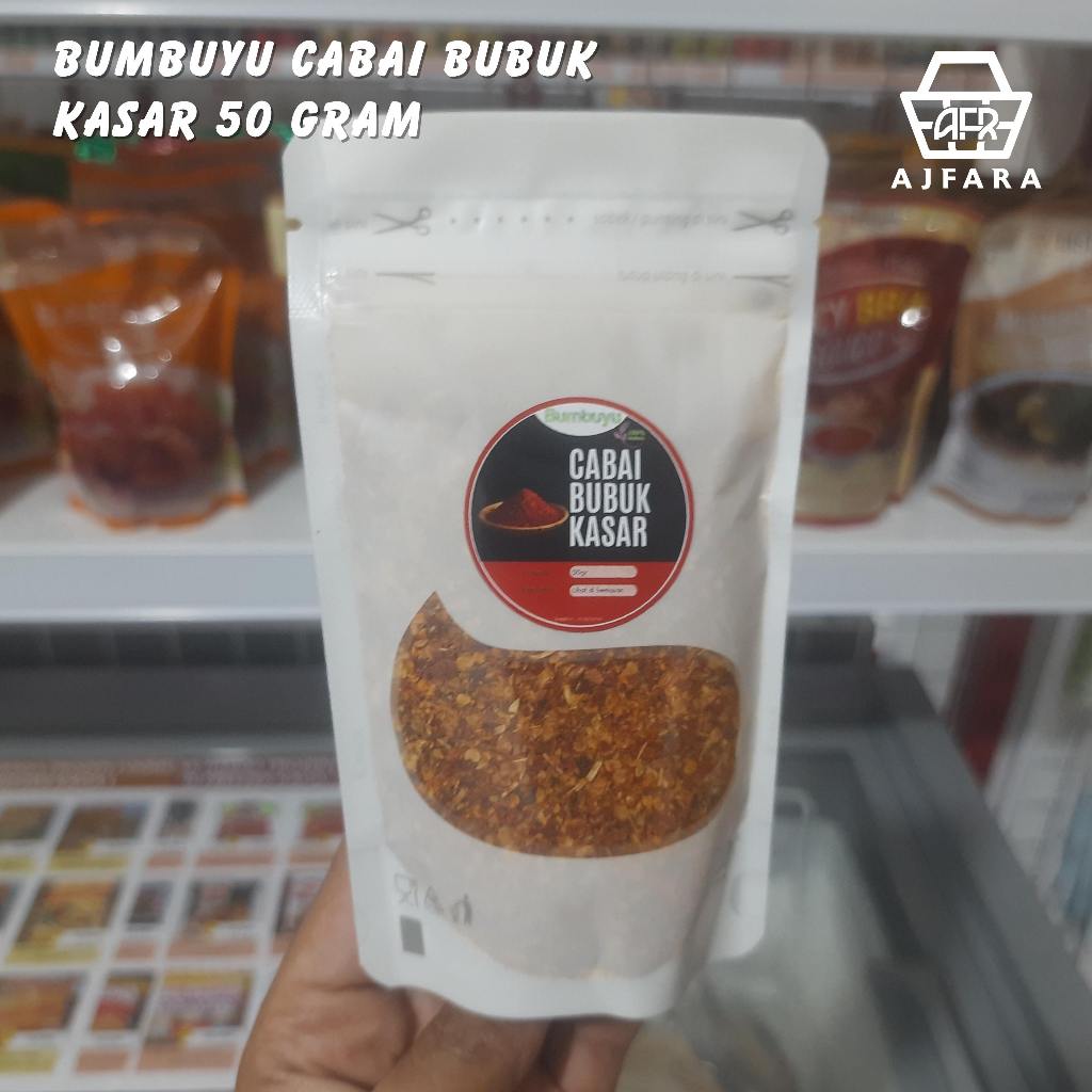 

Bumbuyu Cabai Bubuk Kasar 50g