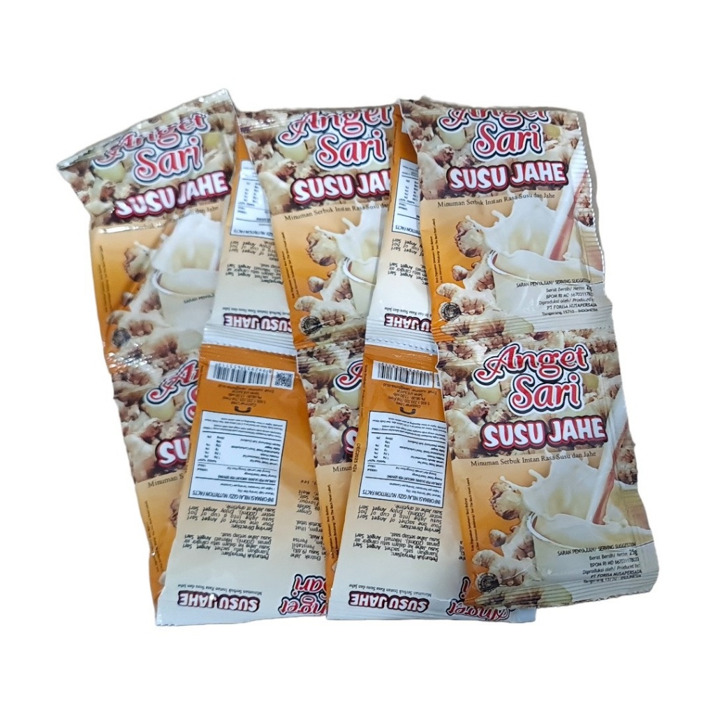 

Anget Sari Susu Jahe Bubuk Instan Ginger Milk Powder 25Gram (Renceng)