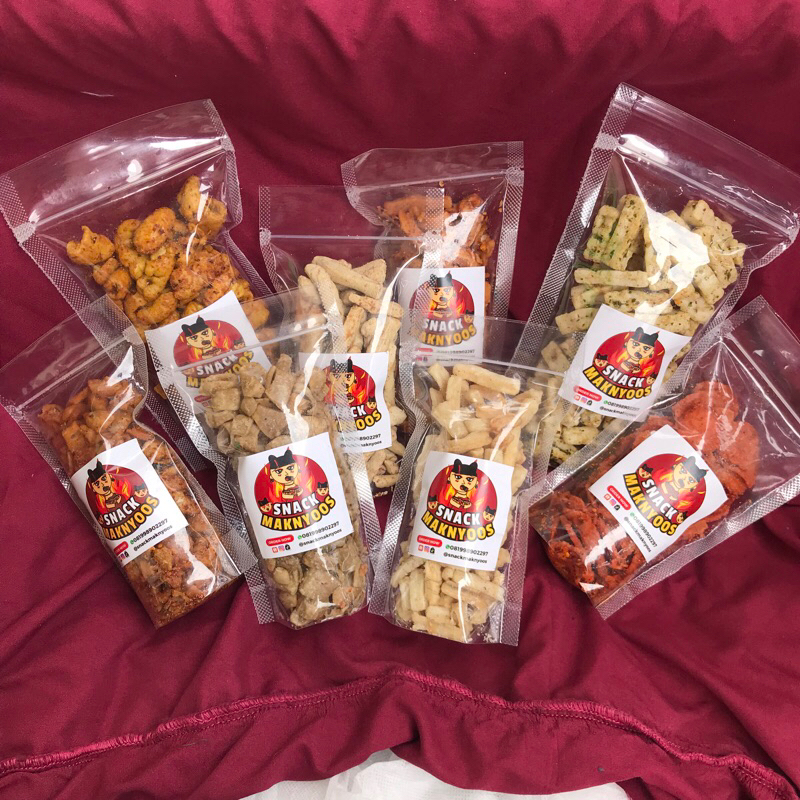 

Seblak sotong, seblak sotong original, Krupuk soto, makaroni, seblak ceker, seblak ceker original, stick balado, sosis goreng, kripik usus kripsus, premium murah