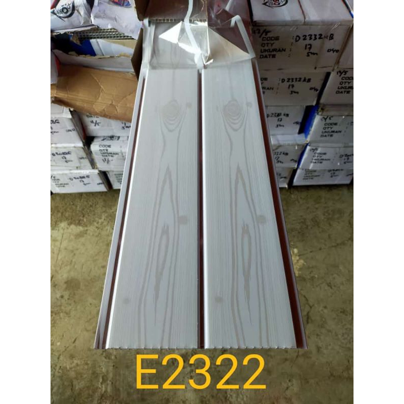 PLAFON PVC MOTIF KAYU NAT SILVER TERMURAH