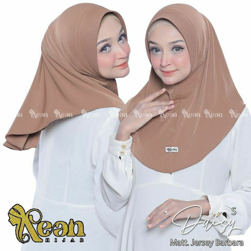 KEAN HIJAB ORI-BERGO HAMIDAH//HIJAB BERGO KEAN S//HIJAB BERGO HAMIDAH HITAM PUTIH