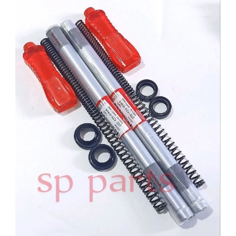 PAKET  AS SHOCK KEV LENGKAP 5ITEM HONDA  SUPRA X LAMA SUPRA FIT LAMA SUPRA FIT NEW REVO 110 MANCUNG 
