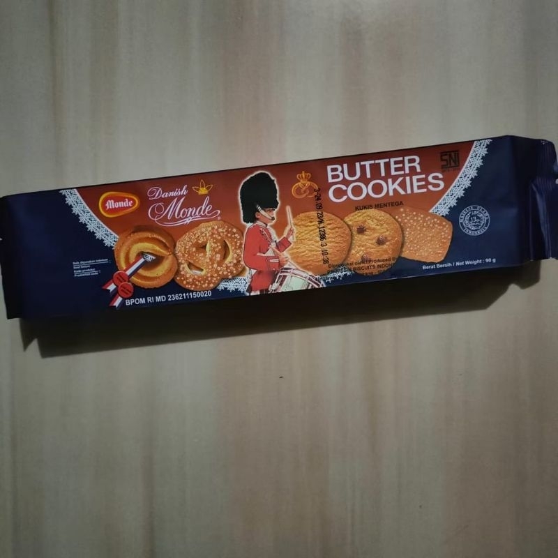 

biskuit butter cookies 90gr monde