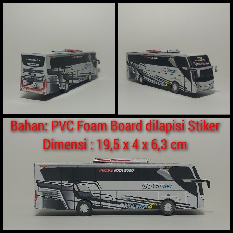 Miniatur Bus QQ  Trans VOLTRON