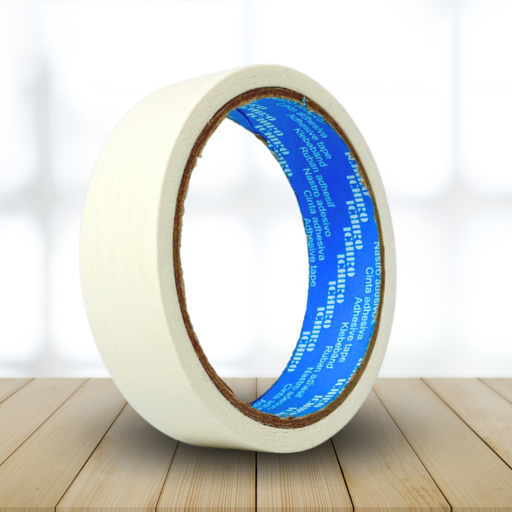 

1 inchi x 15 CREAM Masking tape ICHIRO original 100% lakban kertas murah berkualitas