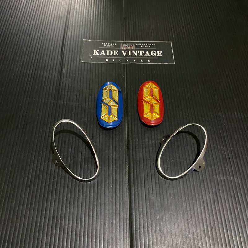 Emblem Sanki Japan original vintage part sepeda balap jadul totokan peneng