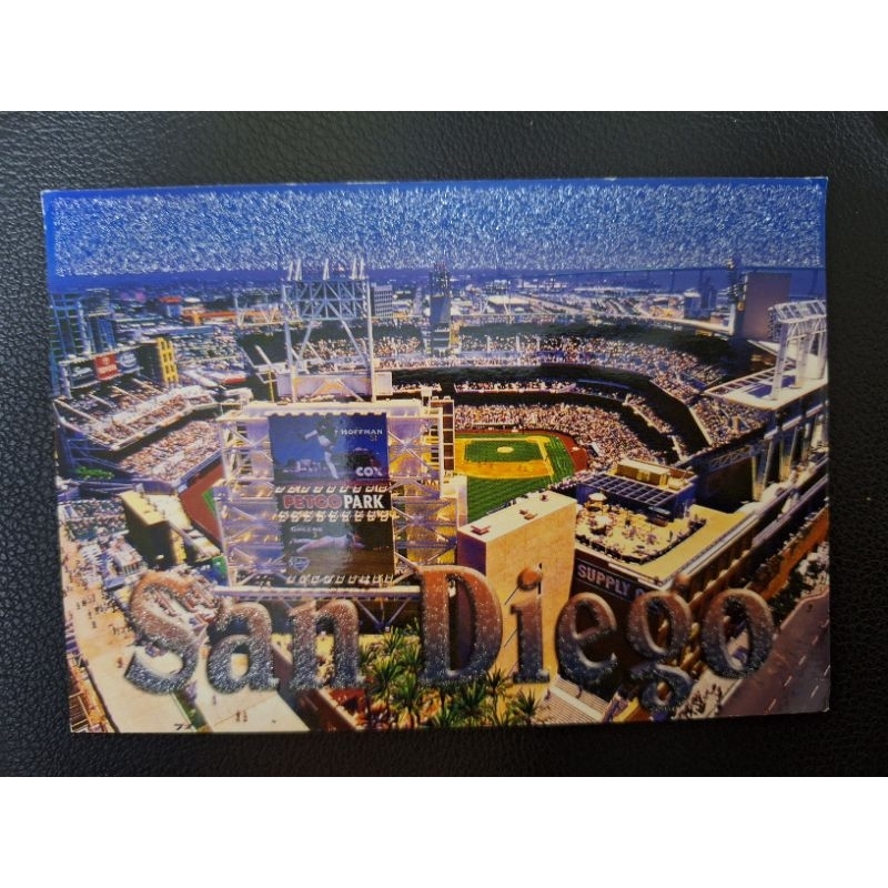 

kartu pos glitter san diego/glitter postcard