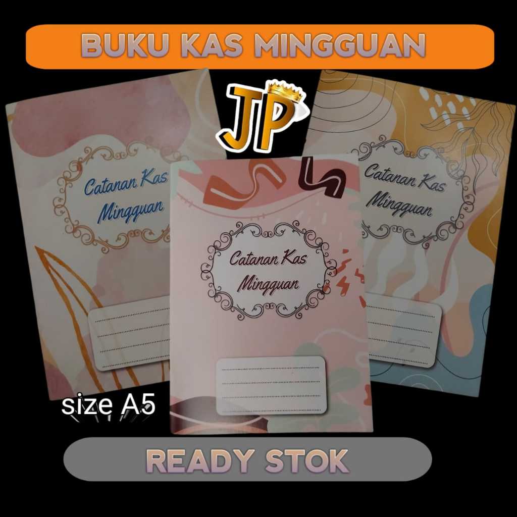 

BUKU CATATAN KAS MINGGUAN CANTIK & MURAH & CANTIK | A5 | -SIAP KIRIM