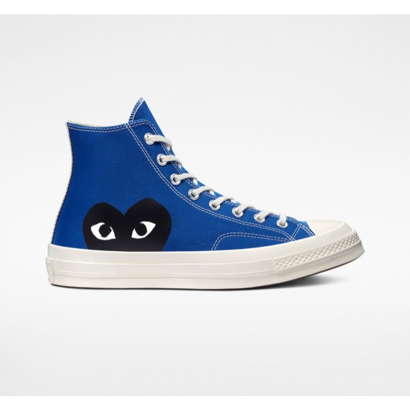Converse x CDG PLAY 70s High Blue