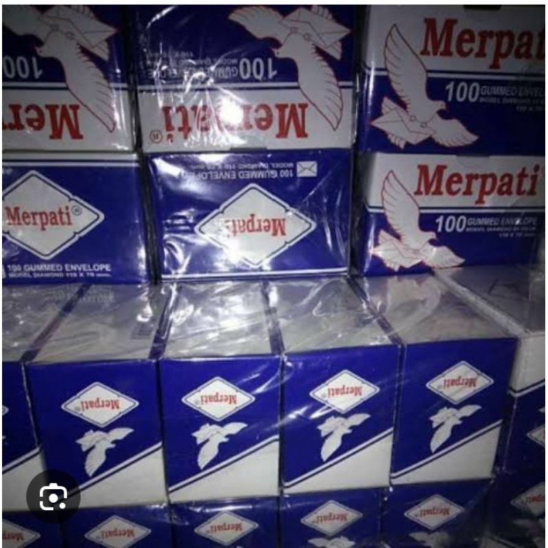 

1 ball isi 5pk amplop merpati kecil 110x70