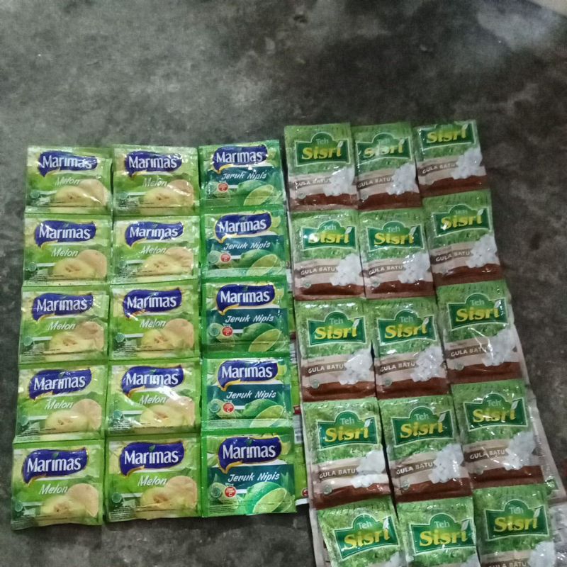 

minuman serbuk all varian 1renceng isi10