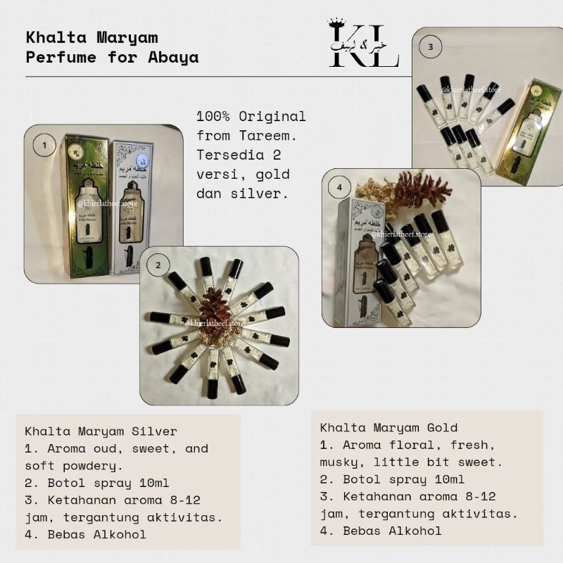 READY KHALTA MARYAM / khalta maryam silver / khalta maryam gold / khalta maryam rose gold / parfum a