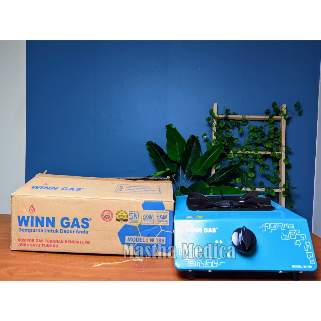 KOMPOR Winn Gas Kompor Gas Tipe W-188 1 Tungku  Winn