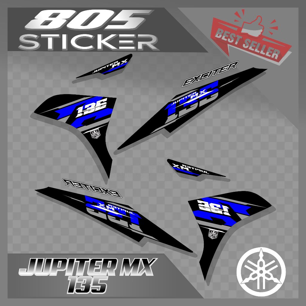 STIKER STRIPING JUPITER MX NEW 135/STRIPING MX NEW/STRIPING JUPITER MX 135 NEW TERBARU