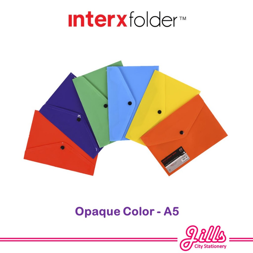 

Interxfolder Map Kancing A5 Opaque