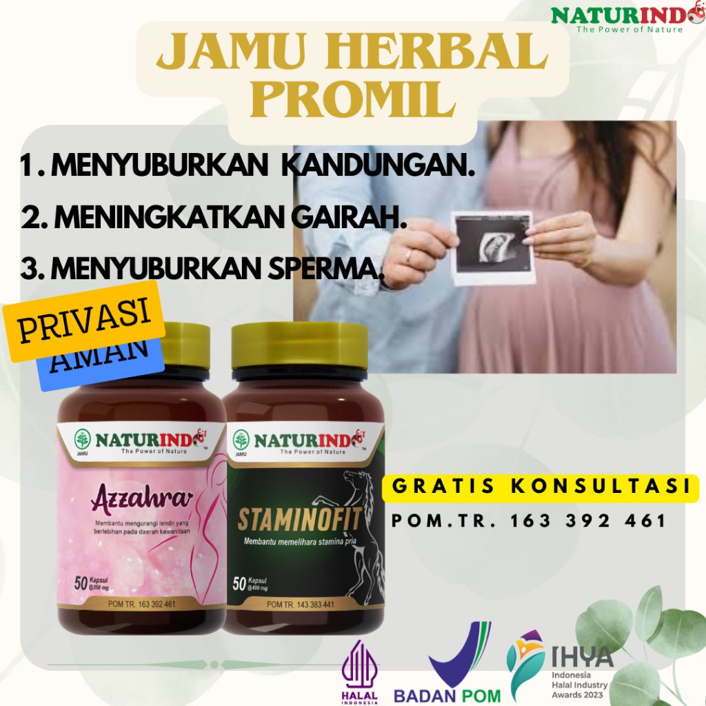 promil cepat hamil ampuh suami istri program kehamilan kesuburan kandungan azzahra staminofit naturi