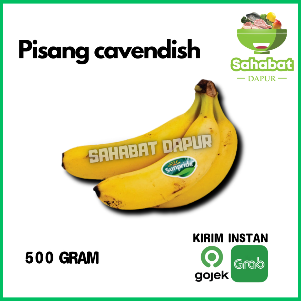 

Pisang Cavendish 500gr - Sahabatdapur