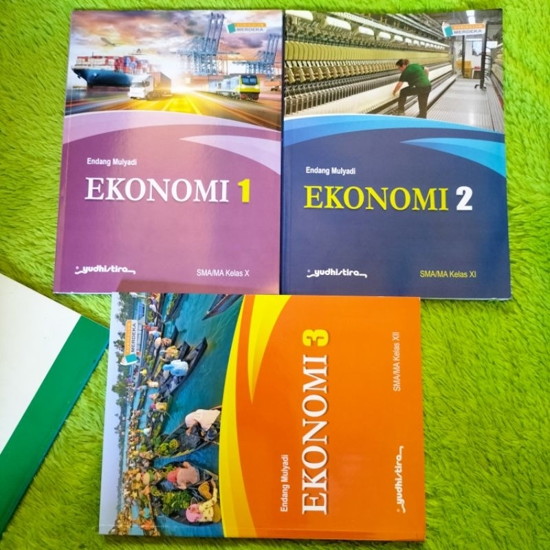 ORIGINAL BUKU EKONOMI KELAS 10 11 12 SMA MA KURIKULUM MERDEKA