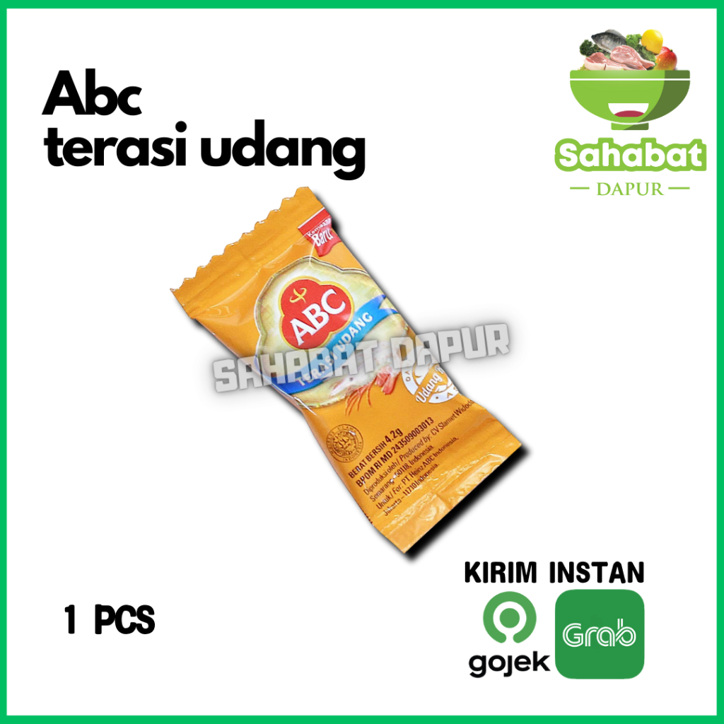 

ABC Terasi Udang 1 pcs Sachet / Terasi Udang Asli 4,2g - Sahabatdapur