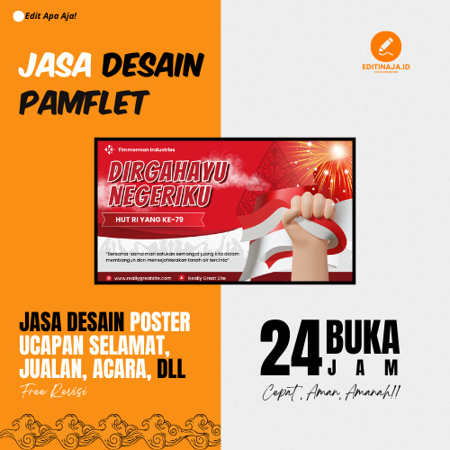 JASA DESAIN PAMFLET/POSTERR