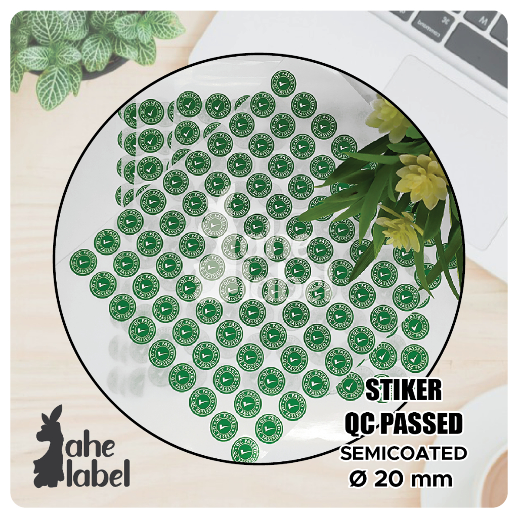 

HJK STICKER QC CHECKED , STIKER QC PASSED , LABEL QUALITY CONTROL STIKER PENGECEKAN 1000 PCS