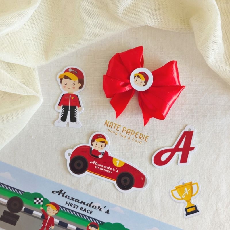 

RACE CAR Hang Tag Standard & Label